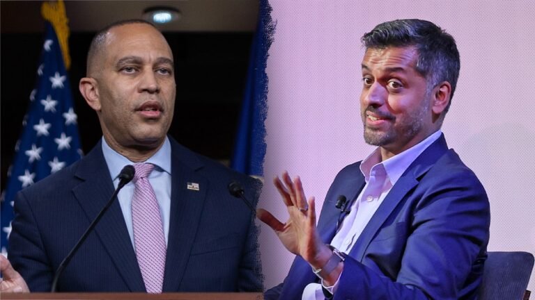 Hakeem Jeffries clashes with podcast host Wajahat Ali over ICE abolish demand