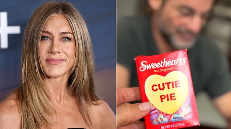 Jennifer Aniston shares Valentine’s day moment with boyfriend Jim Curtis