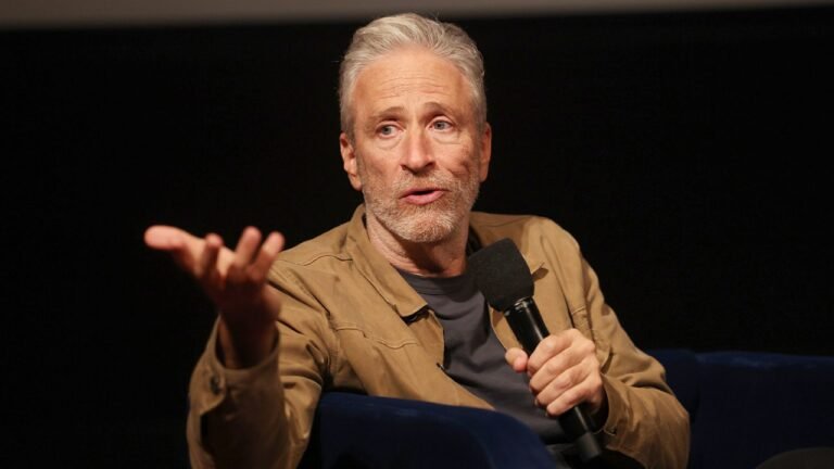 Jon Stewart argues media ‘squandered’ audience trust with ‘hype machine’