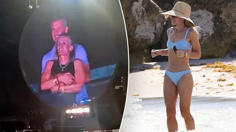 Coldplay kiss-cam’s Kristin Cabot hits Miami beach in bikini photos