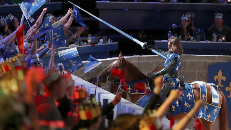 Young women, jaded with dating apps, flock to Medieval Times events