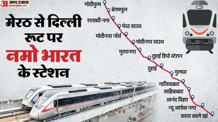 Up: When will the first and last Namo Bharat train arrive at 15 stations? See the complete time table of 13 stations of Meerut Metro – Meerut Metro And Namo Bharat Timetable: First And Last Train Timings For All Stations
