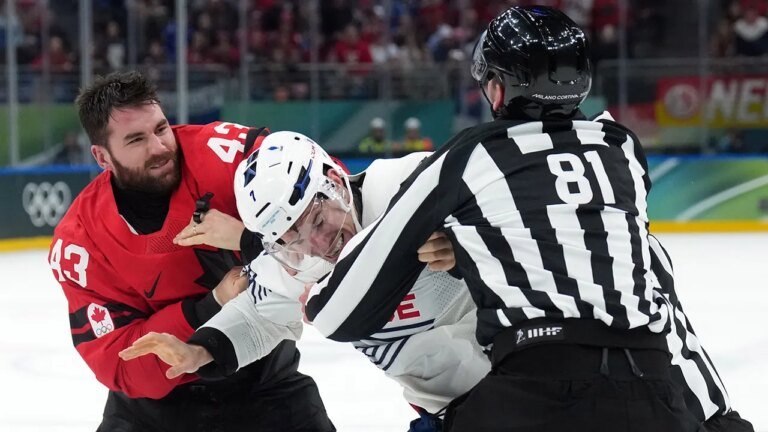 Olympics: Canada’s Tom Wilson ejected from hockey game for fighting