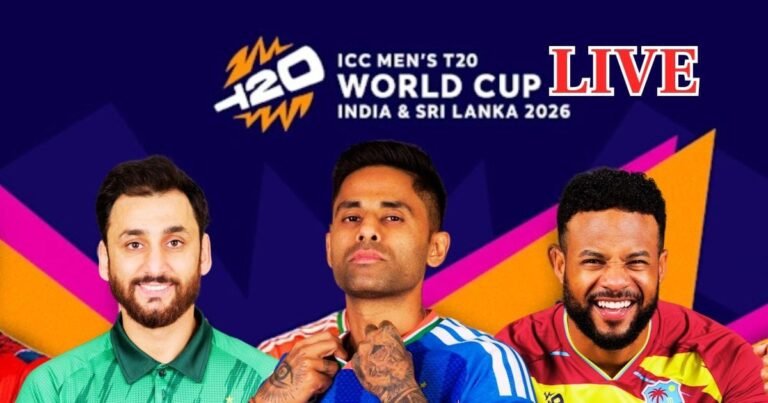 ICC T20 World cup 2026 Live score: Today there will be three matches on the first day of T20 World Cup, the first match between Pakistan and Netherlands