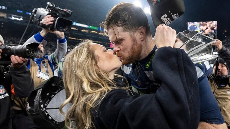 NFL news: Sam Darnold fiancée shares touching message after Super Bowl LX win