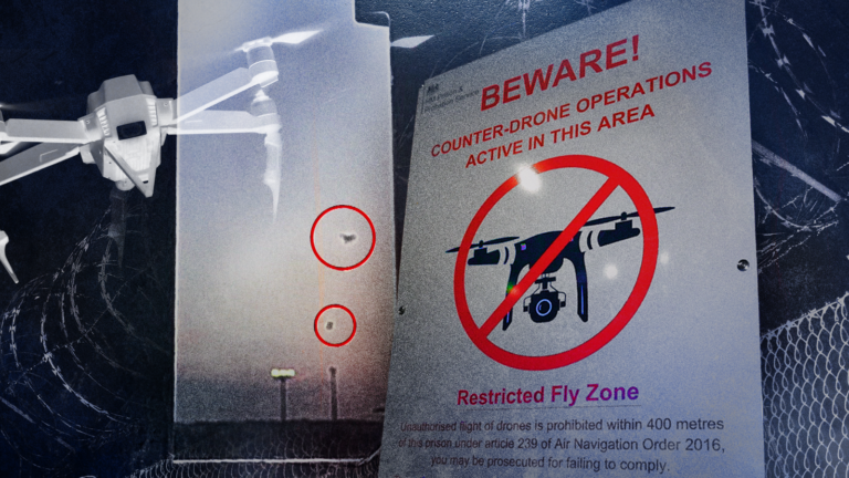 Category A prison has ‘ceded’ airspace to specialist gangs trying to fly in contraband by drone | UK News