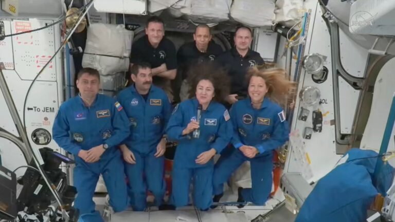 Four new astronauts arrive at the International Space Station to replace evacuated crew | Science, Climate & Tech News