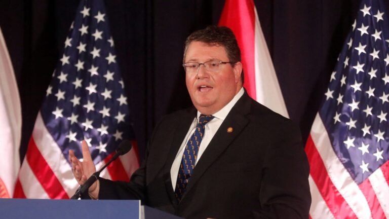 Calls for US congressman Randy Fine to quit for suggesting he would choose dogs over Muslims | US News