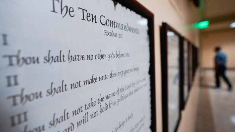 Court approves law requiring Louisiana schools to display Ten Commandments | US News