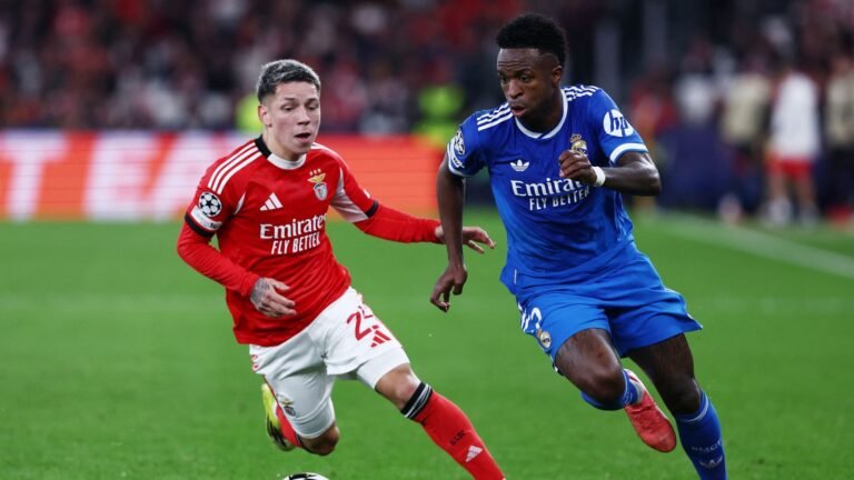 Gianluca Prestianni: Benfica player provisionally suspended by UEFA amid Vinicius Junior racism allegations | World News