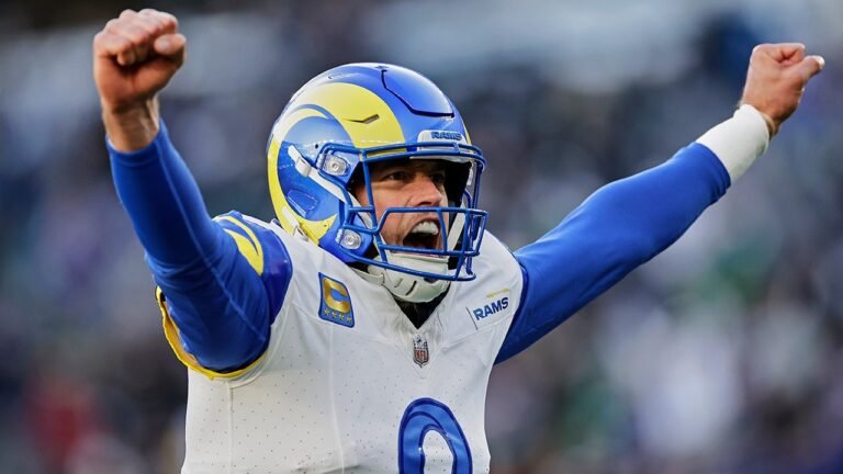 Matthew Stafford Los Angeles Rams quarterback wins 2025 NFL MVP award