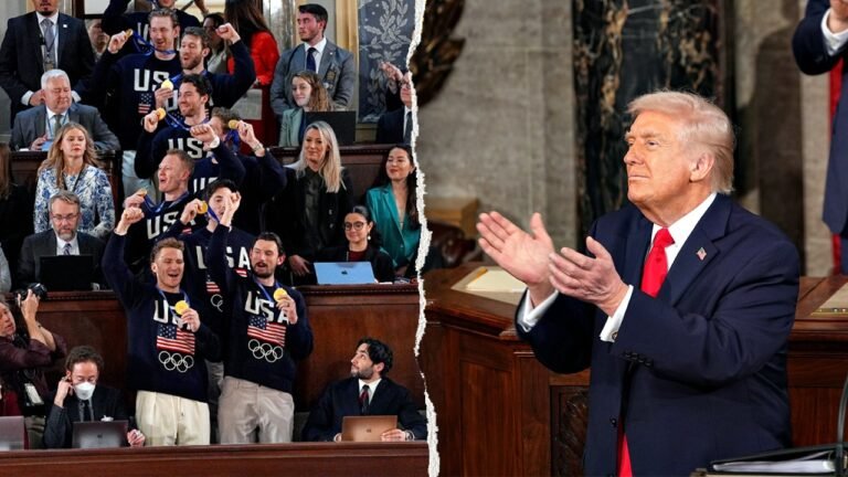 Independent voters loved Trump’s hockey team introduction, dials show