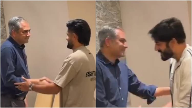 Shameless Mohsin Naqvi: Did the drama of boycott, then took a U-turn and now reached Colombo; Hugs Babar and Usman – Ind Vs Pak Boycott Drama Controversy U Turn Mohsin Naqvi Meets Babar Azam Usman Tariq