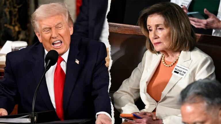 Trump targets Nancy Pelosi on Congress insider trading during address