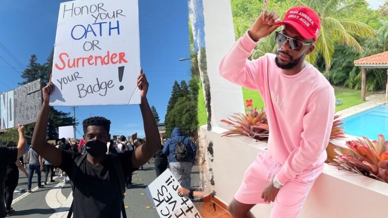 Xaviaer DuRousseau went from BLM activist to conservative influencer