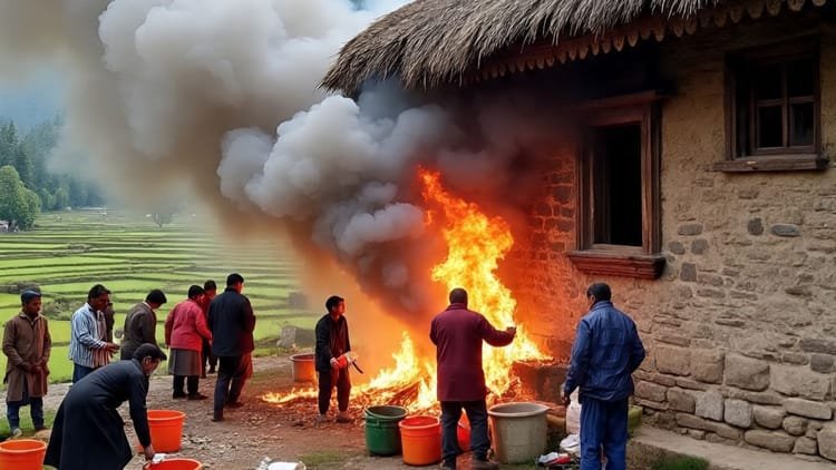 Himachal Pradesh: Girl rejected marriage proposal, crazy youth set fire to girl’s house; The incident occurred here – When A Girl Rejected His Marriage Proposal A Young Man Set Her House On Fire Anni Kullu Himachal