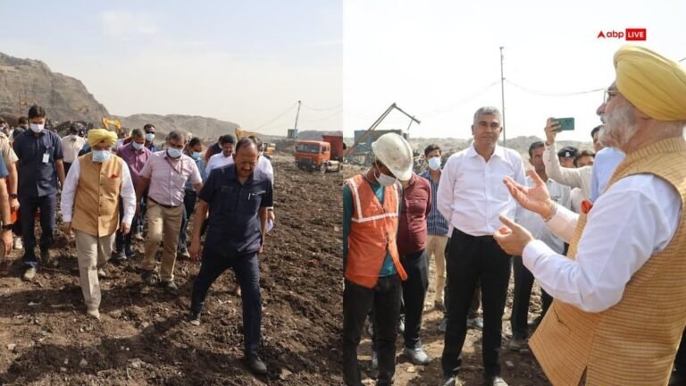 Will get relief from mountains of garbage! LG Sandhu took stock of Bhalswa landfill site, ‘still…’