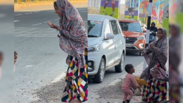 No music system, no big space, yet the happiness of the children dancing on the road won the hearts of the people!