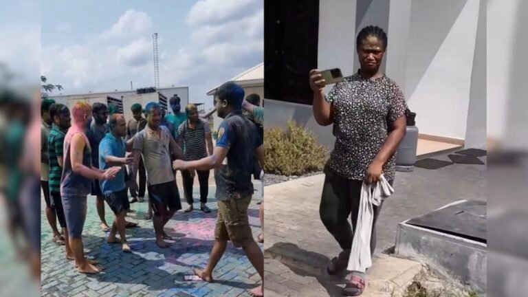 Indians played Holi in Africa too, danced vigorously on Rajasthani songs, local people made videos