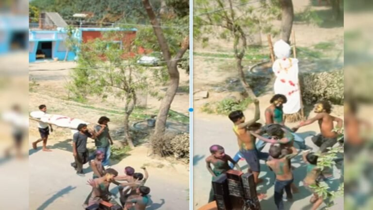 People were going with the dead body on their shoulders, Holi DJ played midway, people forgot to open their ganji and felt ashamed.