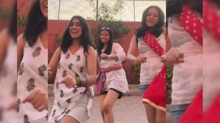Girls did a great dance on Holi song, danced beautifully, video going viral..
