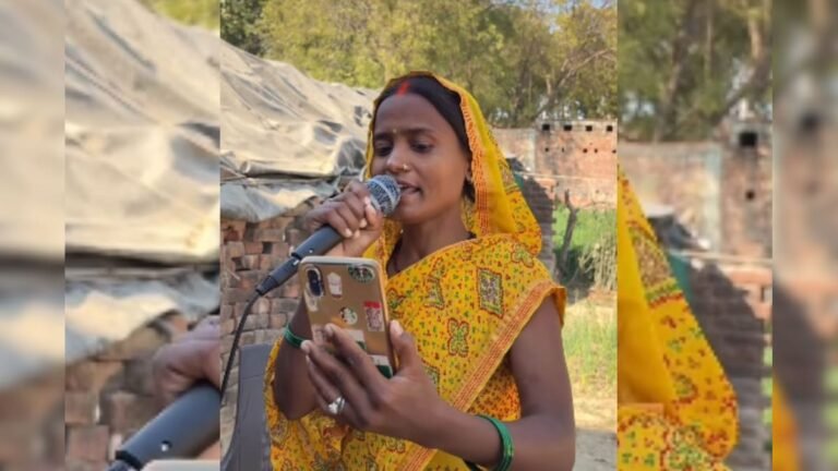 The village sister-in-law sang a heart-touching song, her sweet voice made everyone crazy about her!