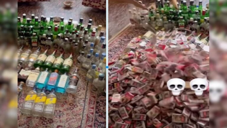 Friend’s father suddenly came to meet, bachelors cleaned the room, people were surprised to see the garbage