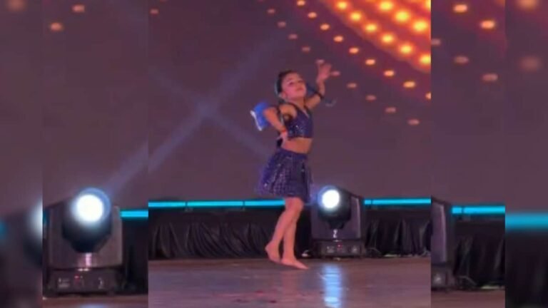 4 year old girl did stage breaking dance, showed innocent moves, big dancers became fans after seeing this!