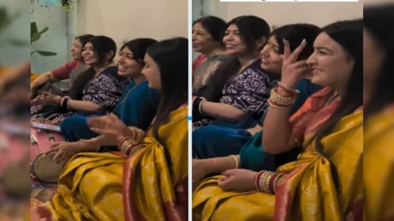 New daughter-in-law received a request to sing a bhajan, on hearing the song the in-laws were blown away, such a gathering was organized