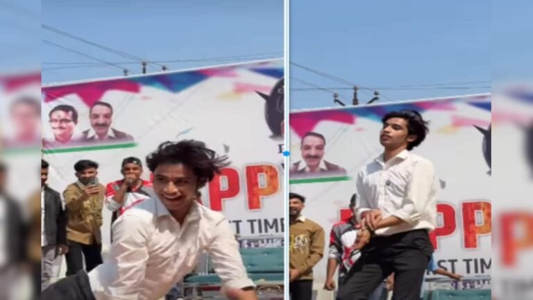 Gonda’s boy wreaked havoc, jumped on Tip Tip Barsa Paani, girls felt shy after seeing it