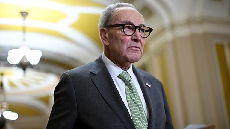 Chuck Schumer criticizes Hegseth Pentagon spending despite Austin record