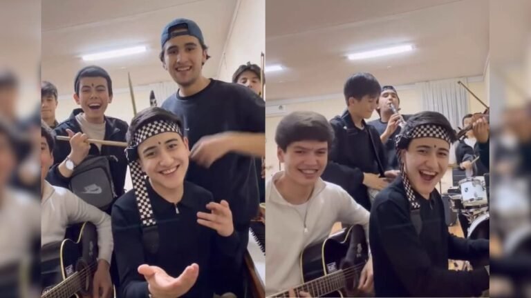 Foreign boys together played tunes of Bollywood songs, people praised them fiercely