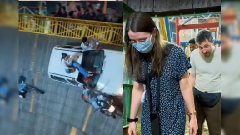 Foreigners were stunned to see ‘Maut Ka Kuan’ show in the fair of India, the stunts of bike and car riders blew their senses!