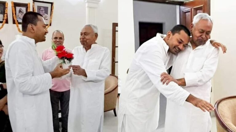 Rajya Sabha Election Result: Son Nishant congratulated his father on his victory, said – ‘As a son…’