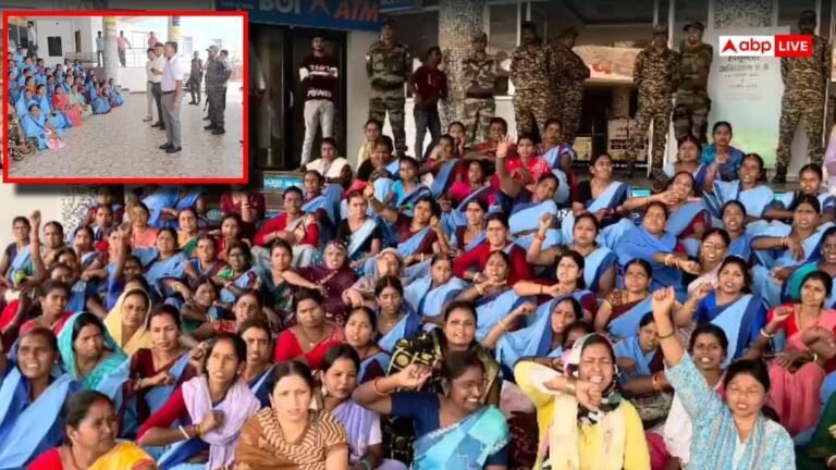 Giridih: DC insulted women on Women’s Day! This threat was given to the protesting Jalsahiyas