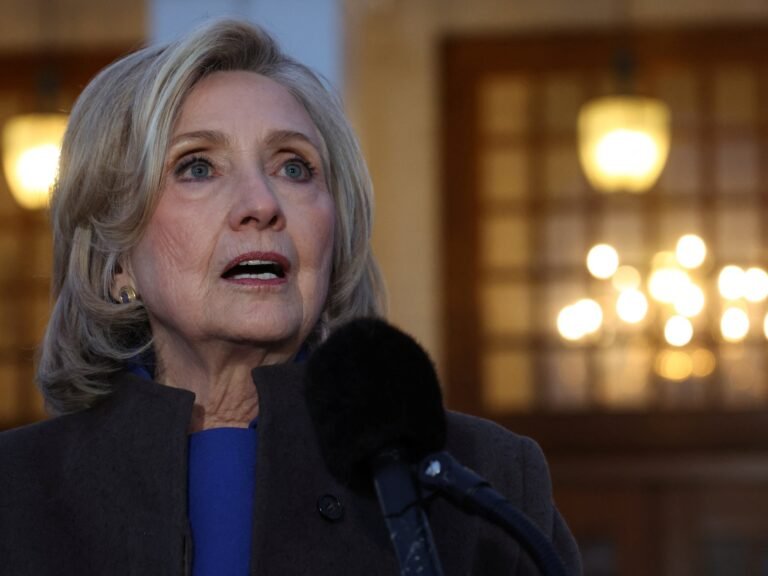 Hillary Clinton walks out of Epstein deposition after photo leak