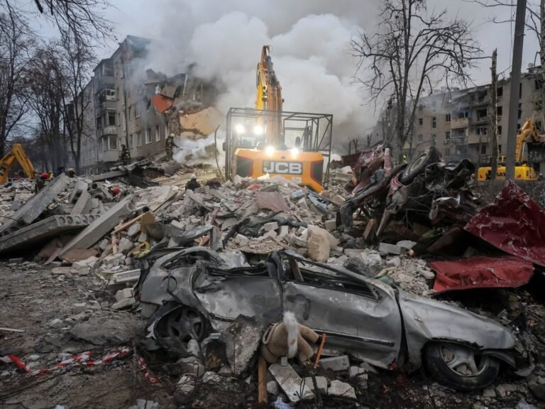 Russia kills 10 in Ukraine strike including children with new missile | Conflict News