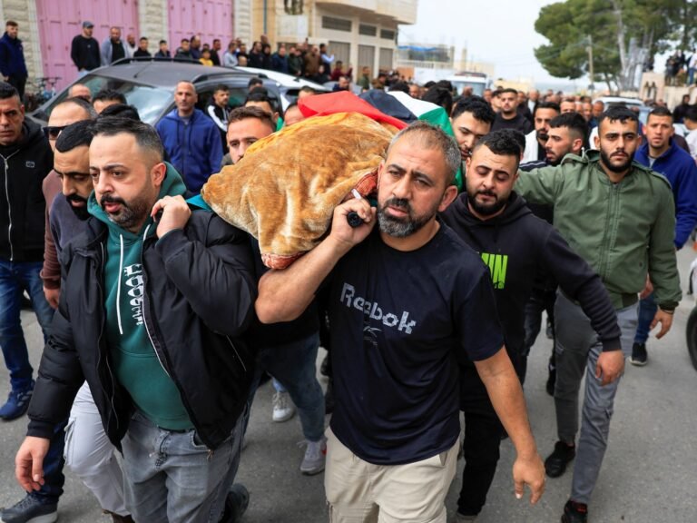 Palestinians bury four women killed in Iranian missile attack | US-Israel war on Iran