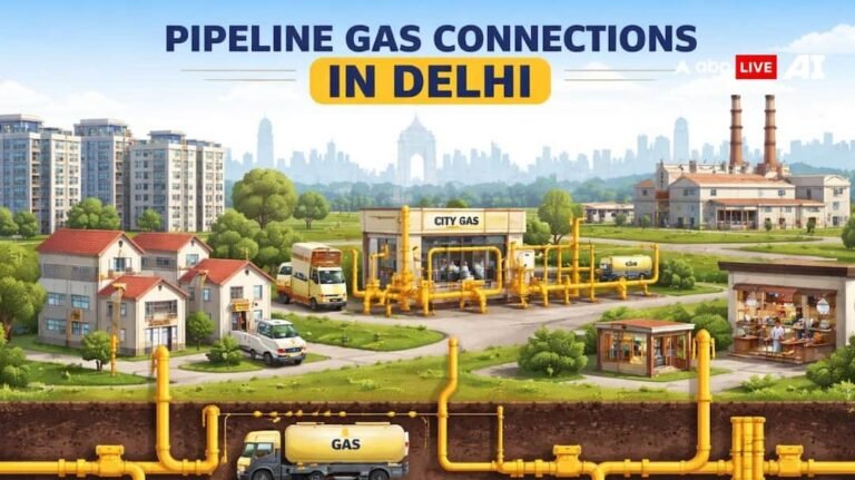 Delhi News: Expansion of PNG connection accelerated in New Delhi, NDMC waives road charges for three months