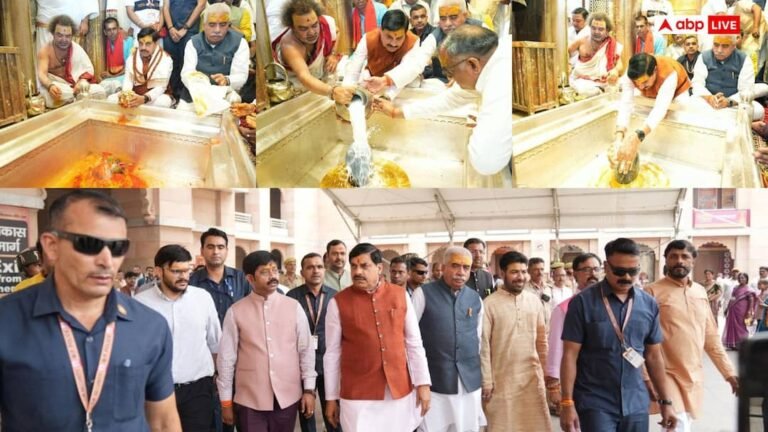 MP-UP Cooperation Conference! CM Dr. Mohan Yadav reached Varanasi, visited Kashi Vishwanath