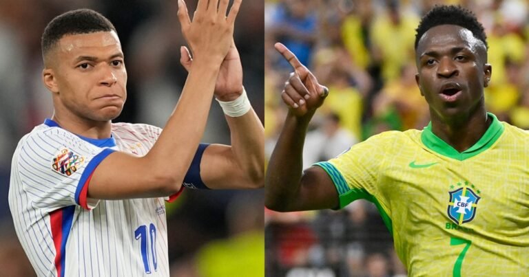 Brazil vs France: When and where is the match? Will Mbappe, Vinicius play? | Football News
