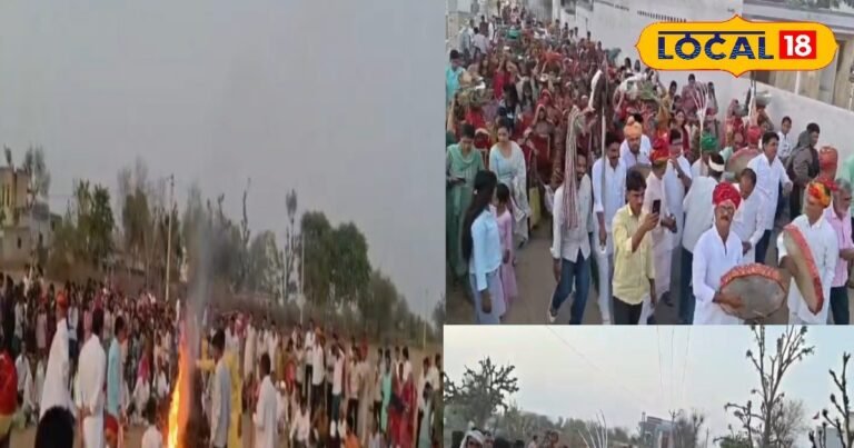Ajab Gajab: Unique tradition of this village of Rajasthan, Holika Dahan is done as soon as the sun sets, people do not even look at the auspicious time.