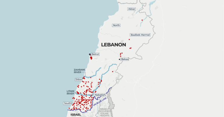 Mapping Israeli attacks and the displacement of one million in Lebanon | US-Israel war on Iran News