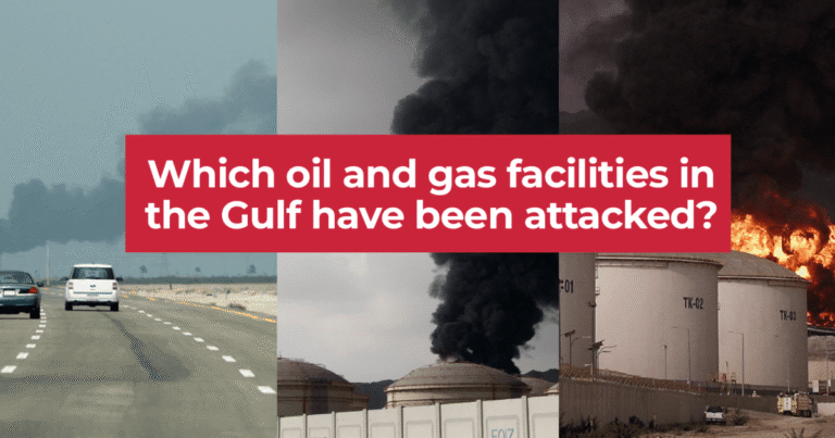 Which oil and gas facilities in the Gulf have been attacked? | Infographic News
