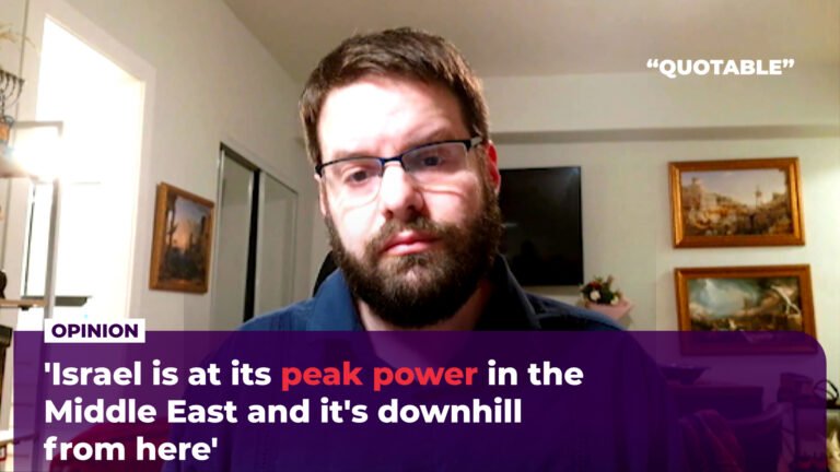 ‘Israel at its peak power in the Middle East and it’s downhill from here’ | Al Jazeera