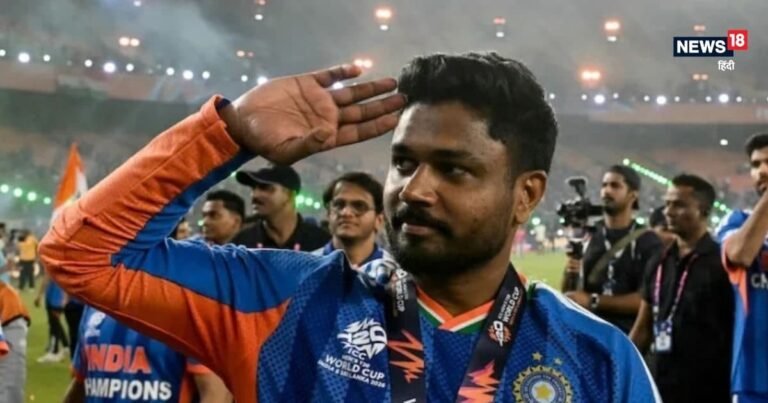 Sanju Samson created unique record in ICC T20 World Cup: Sanju Samson became Player of the Tournament in T20 World Cup after playing only 5 matches.