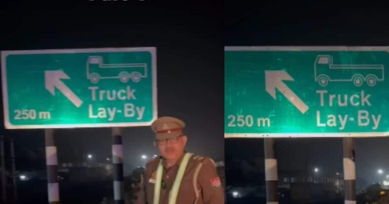 What is the use of Truck Lay-By board installed on the highway? Why is it important for truck drivers, know its true meaning