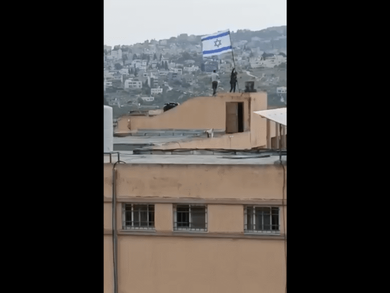 Israeli settlers vandalise school, raise Israeli flag in occupied West Bank | Israel-Palestine conflict