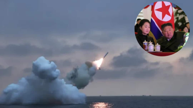 Amidst the war in the Middle East, North Korea again tested a cruise missile, dictator Kim Jong watched live with his daughter.