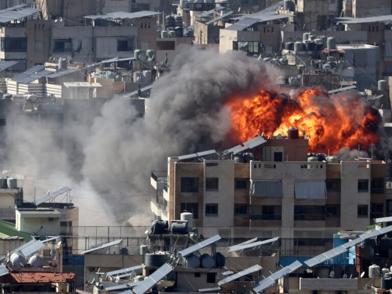 Israel strikes Hezbollah financial institutions as Lebanon calls for talks | Israel attacks Lebanon News